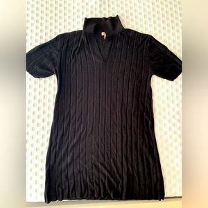Black polo dress size small
